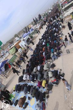 (١٠٧) الصلاة الموحدة الممتدة بأئمة الجماعة المتعددين على طريق يا حسين