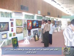 معرض الفنون التشكيلية / جانب من المعرض