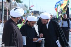 (١٣١) جمع من الطلبة ينظّمون عملية تفويج المبلّغين