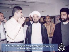 معرض الفنون التشكيلية / رئيس مجلس محافظة واسط