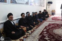 (١٤٢) لقاء بين أساتذة الحوزة العلمية وفضلائها مع مسؤولي مواكب طريق يا حسين