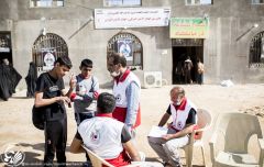 (١٨٩) جمعيات الهلال الاحمر في خدمة زائري ابي عبد الله الحسين عليه السلام