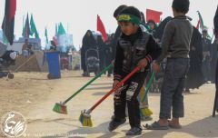 (٢١٢) اطفال الأربعين يقومون بتنظيف طريق العشاق