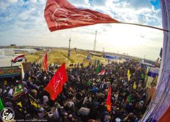 (٢١٥) تزاحم الزائرين في طريق العشق الحسيني