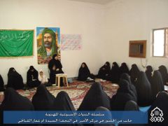 سلسلة الندوات المهدوية في مركز الامير / السيد ام عمار القبانجي