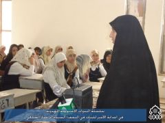 سلسلة الندوات المهدوية في اعدادية الامير للبنات / السيدة ام عمار القبانجي