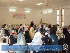 سلسلة الندوات المهدوية في اعدادية الامير للبنات / السيدة ام عمار القبانجي