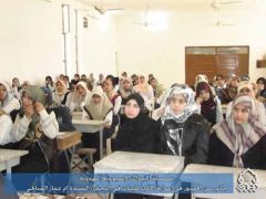 سلسلة الندوات المهدوية في اعدادية الامير للبنات / السيدة ام عمار القبانجي