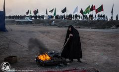 (٢٦٩) لم يمنعها كبر سنها من خدمة عشاق الحسين عليه السلام