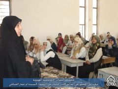 سلسلة الندوات المهدوية في اعدادية الامير للبنات / السيدة ام عمار القبانجي