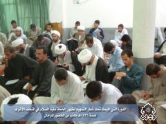 الدورة التي اقيمت تحت شعار التمهيد لظهور الحجة / جانب من الحضور