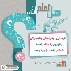 هل تعلم أن- ٢٥٧