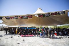 ملاكاتُ مجمّع العلقميّ الخدميّ تواصل الليل بالنهار خدمةً لزائري الأربعين