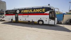 استقبال اكثر من (٧٥٠) الف حالة خلال (٥) ايام - عيادة طبية متنقلة