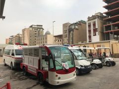 لأول مرة... العتبة العلوية المقدسة تهيئ سيارات اسعاف فوري ذات الشحن الكهربائي